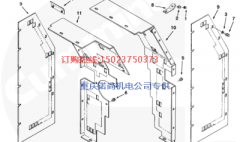 500KW发电机组康明斯KT38-GMF风扇防护板3003479